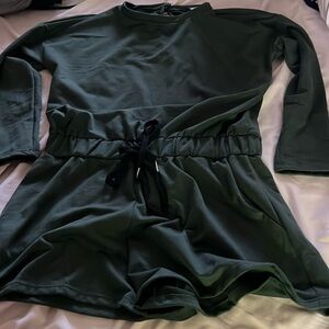 Fashion Nova drop-sleeve/long sleeve romper